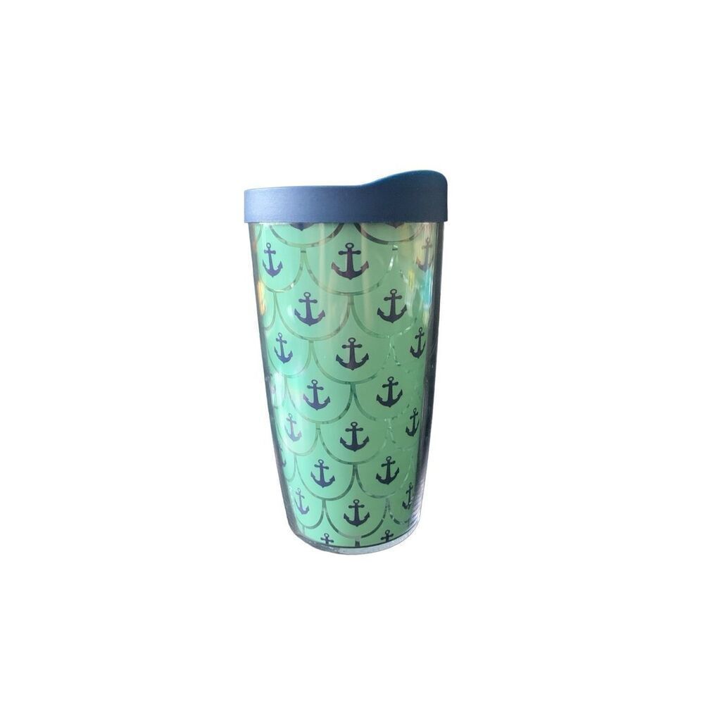 Pre Owned Tervis Tumbler and Lid Sail Away Perfect for Nautical Adventures Boat